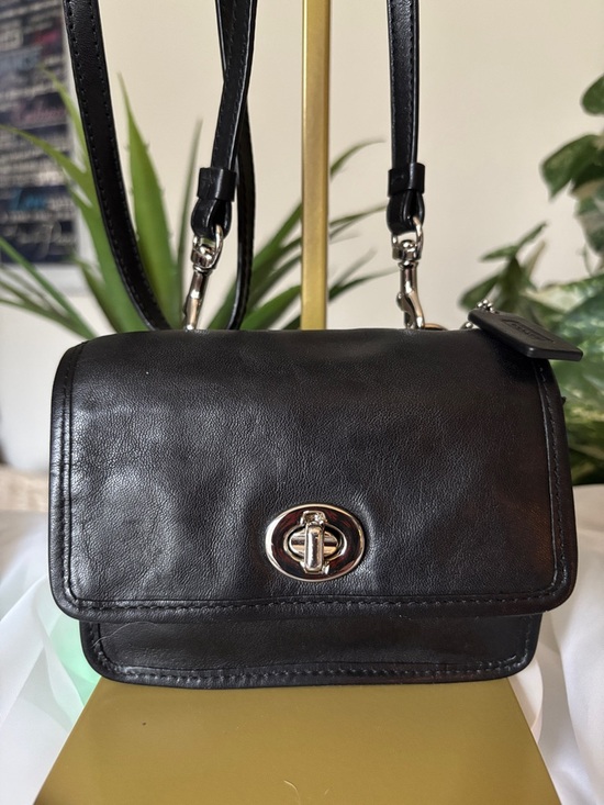 Coach Handbags - Vintage Coach Legacy Penny Crossbody with Turn-Lock Closure
